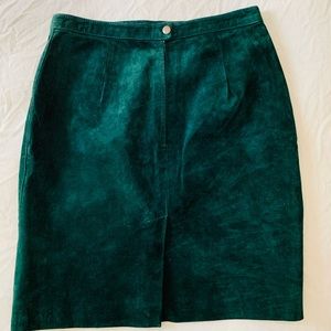 Vintage leather skirt